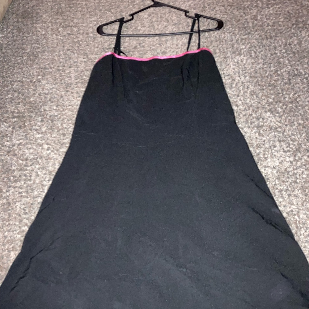 Black and pink dress
